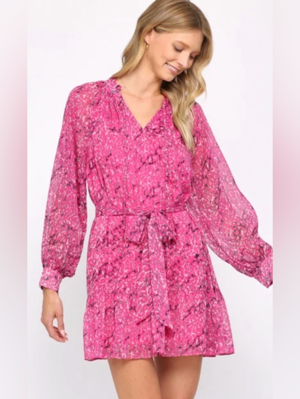 FATE Long Sleeved Mini Dress (Size Small)